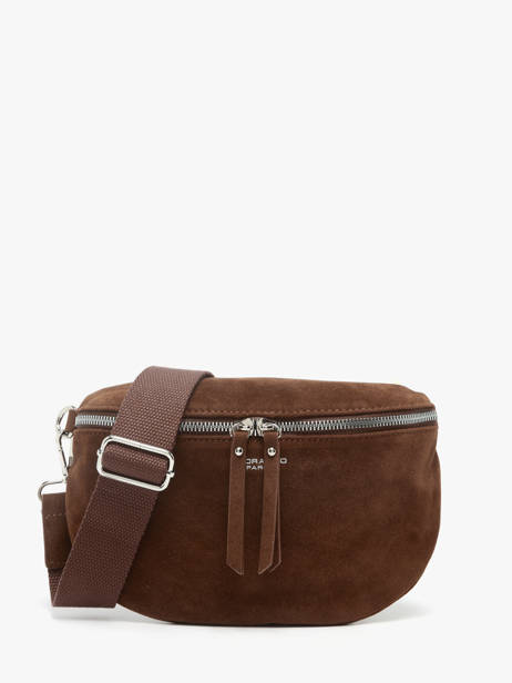 Belt Bag Miniprix Brown velvet F7505