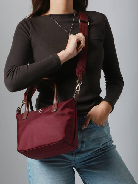 Sac Bandoulière Popette Nylon Tommy hilfiger Rouge popette AW17709 vue secondaire 1