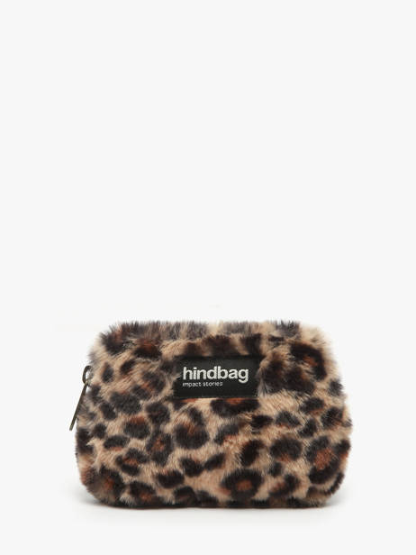 Coin Purse Hindbag Brown fourrure F