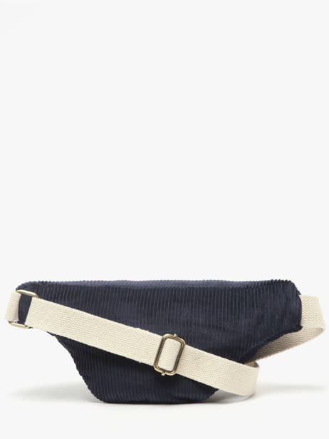 Sac Banane Hindbag Bleu velours V vue secondaire 4