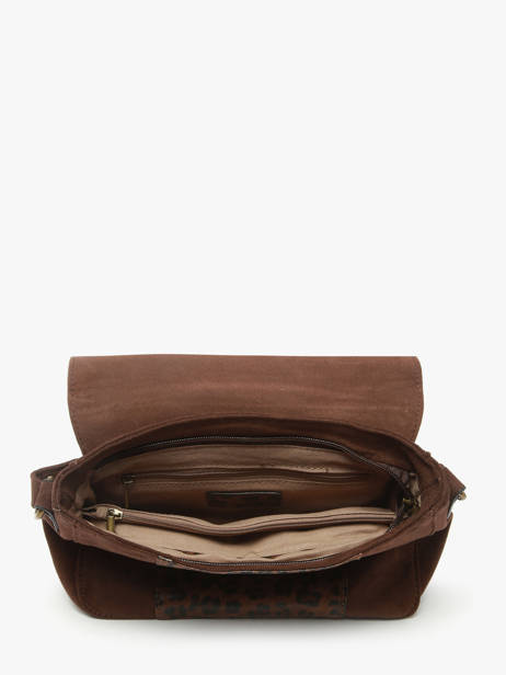 Shoulder Bag Velvet Miniprix Brown velvet 27582 other view 2