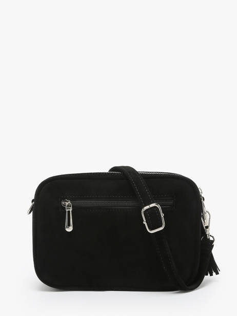 Shoulder Bag Velvet Miniprix Black velvet F7511 other view 3