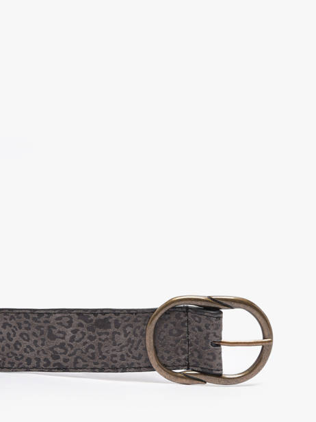 Leather Women's Belt Pieces Gray laura 17125486 other view 2