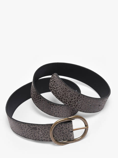 Leather Women's Belt Pieces Gray laura 17125486 other view 3