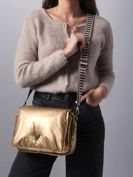 Sac Bandoulière Doudoune Le voyage en panier Or doudoune AHP233 vue secondaire 1