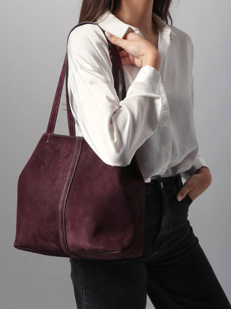 Shoulder Bag Cabas Leather Vanessa bruno Red cabas 29V40874 other view 1