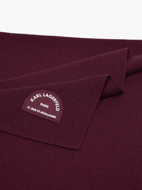 Scarf Rue St Guillaume Karl lagerfeld Violet rsg A4W33113 other view 1