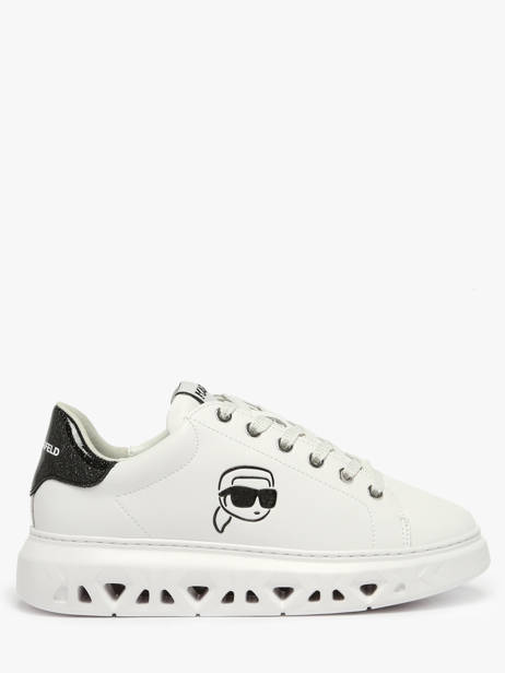 Sneakers Kapri Kite In Leather Karl lagerfeld White women KL64525