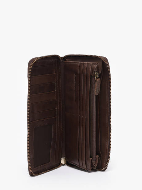 Wallet Leather Biba Brown heritage BT10 other view 1