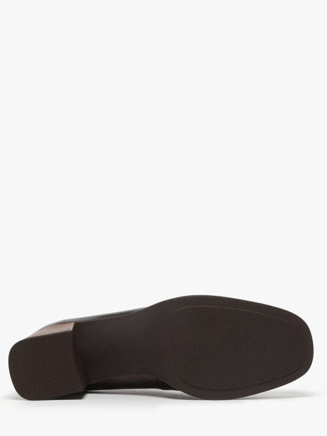 Heeled Derby Shoes Cristel In Leather Dorking Red accessoires D9437 other view 4