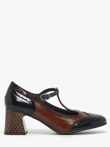 Heeled Derby Shoes Dacy In Leather Dorking Multicolor women D9618