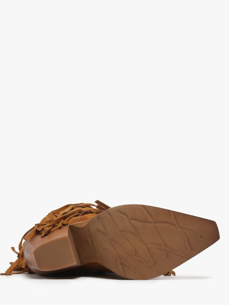 Santiags En Cuir Metisse Marron accessoires XD2125 vue secondaire 4