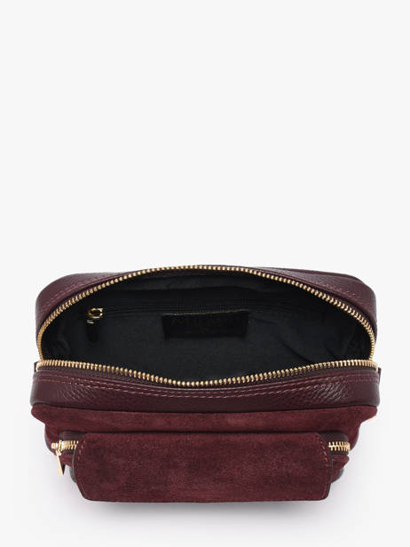 Sac Bandoulière Velvet Caviar Cuir Milano Rouge velvet caviar VC25067 vue secondaire 3