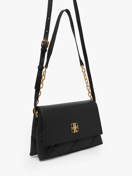 Sac Bandoulière June Matelassé Laurent david Noir ld bags 885 vue secondaire 2