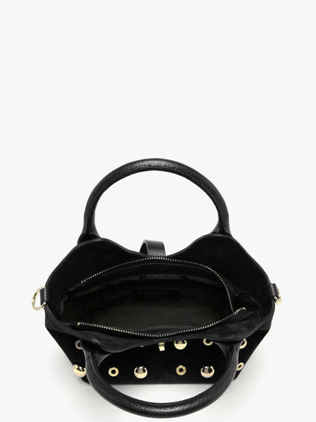 Satchel Velvet Studs Milano Black velvet studs VS25091 other view 3