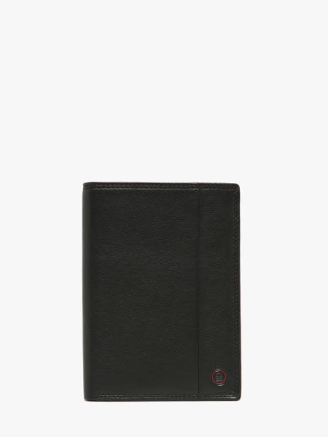 Wallet Leather Serge blanco Black vancouver VAN21013