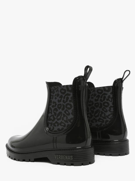 Rain Boots Verbenas Black women 60020988 other view 2
