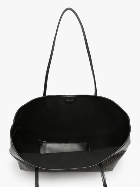 Shoulder Bag Coated Emblem Recycled Polyester Calvin klein jeans Black coated emblem 4F3266G other view 3