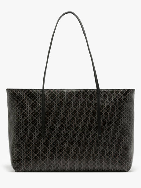 Shoulder Bag Coated Emblem Recycled Polyester Calvin klein jeans Black coated emblem 4F3266G other view 4