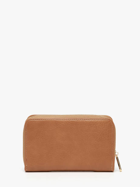 Carolina Wallet Lulu castagnette Brown zip CAROL035 other view 3