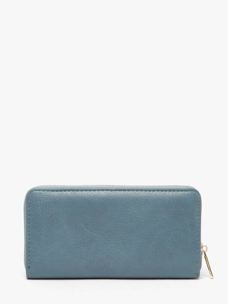 Wallet Zip Lulu castagnette Blue zip CHRYS033 other view 2