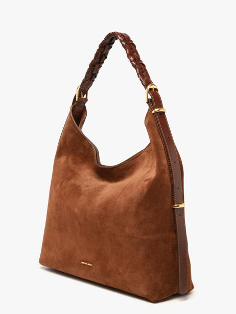 Large Suede Jess Hobo Bag Vanessa bruno Brown jess 29V40917 other view 2