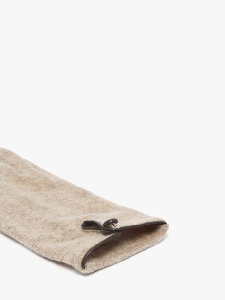 Gloves Isotoner Beige women gloves 85357 other view 1