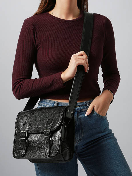 Sac Bandoulière Eclipse Cuir Paul marius Noir eclipse SACOSECL vue secondaire 1