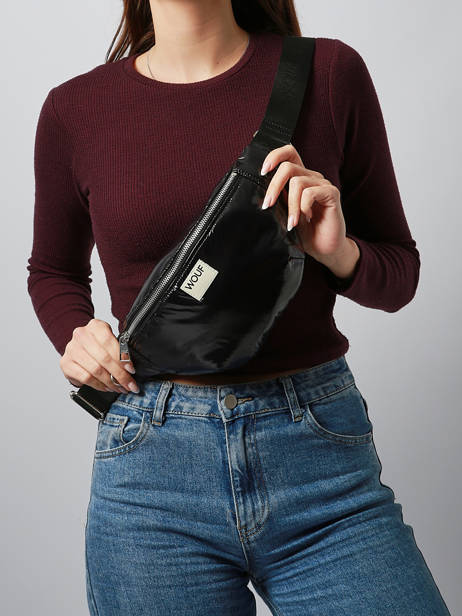 Belt Bag Wouf Black glossy BW250023 other view 1