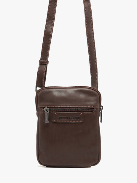 Leather Arthur Crossbody Bag Arthur & aston Brown johany 8 other view 1