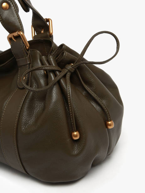 Shoulder Bag Icone Leather Gerard darel Green icone DCS01410 other view 2