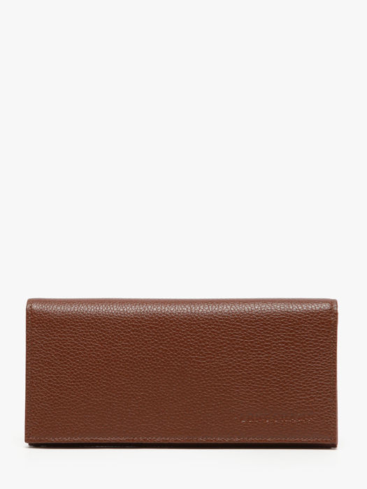 Longchamp Le foulonné Wallet Brown