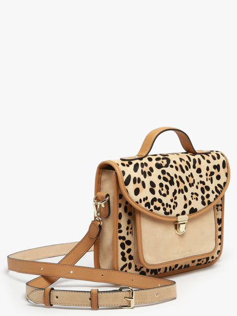 Leather Melle George Leopard Crossbody Bag Paul marius Brown leopard GEORGLEO other view 1