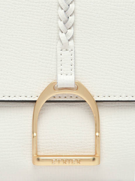 Shoulder Bag M Torsade Leather Etrier White torsade ETOS169M other view 5