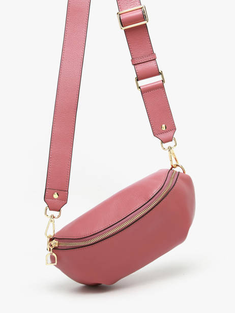 Medium Leather Tradition Belt Bag Etrier Pink tradition ETRA022M other view 2