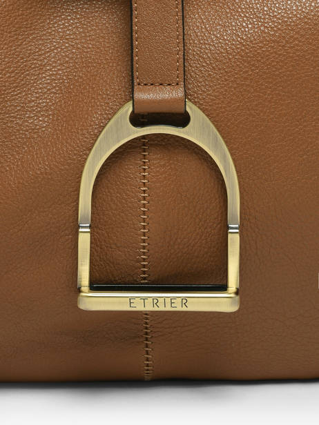 Shoulder Bag Etalon Leather Etrier Beige etalon EETA197M other view 5