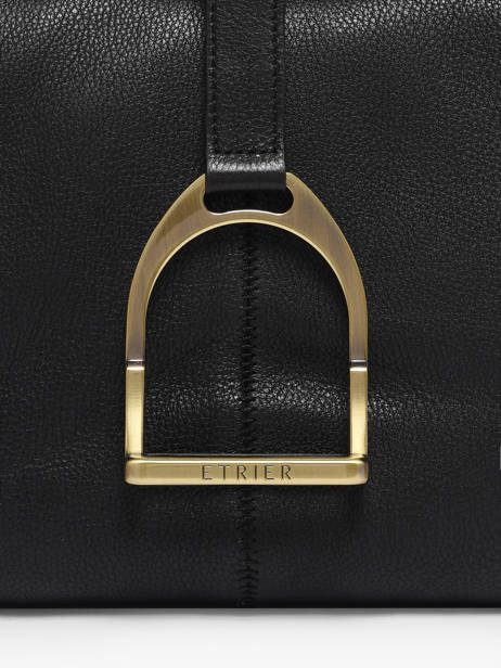 Shoulder Bag M Etalon Leather Etrier Black etalon EETA197M other view 5
