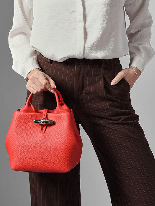 Longchamp Le roseau Handbag Red