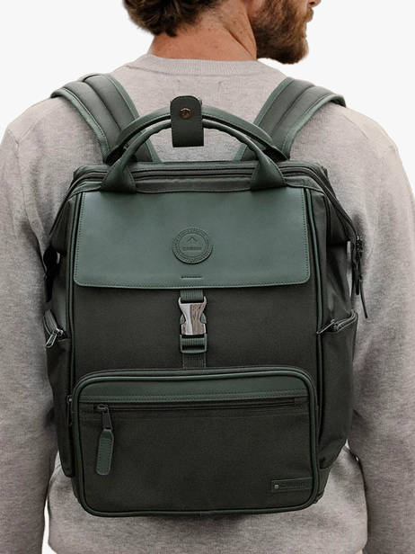 Business Backpack Adventurer Bold Cabaia Green bold M other view 1