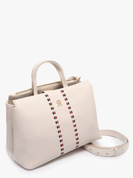 Satchel Timeless Tommy hilfiger White timeless AW18155 other view 1