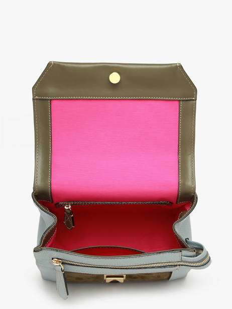 Leather Ninon Color Block Crossbody Bag Lancel Multicolor ninon A13370 other view 3
