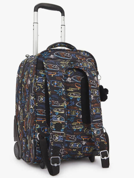 2-compartment Wheeled Schoolbag With 15