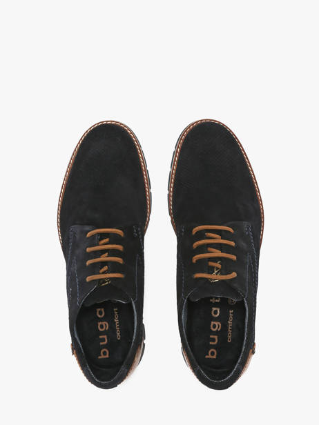 Formal Shoes In Leather Bugatti Blue men 3319711K other view 3