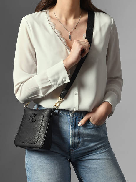 Leather Mini Cameryn Crossbody Bag Lauren ralph lauren Black cameryn 31982184 other view 1