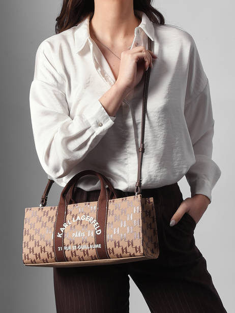 East-west Bag Mono Magazine Karl lagerfeld Beige rsg B1W50013 other view 1