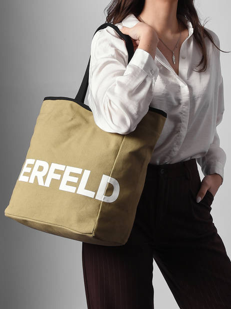 Shoulder Bag K Essential Cotton Karl lagerfeld Green k essential B1W50050 other view 1