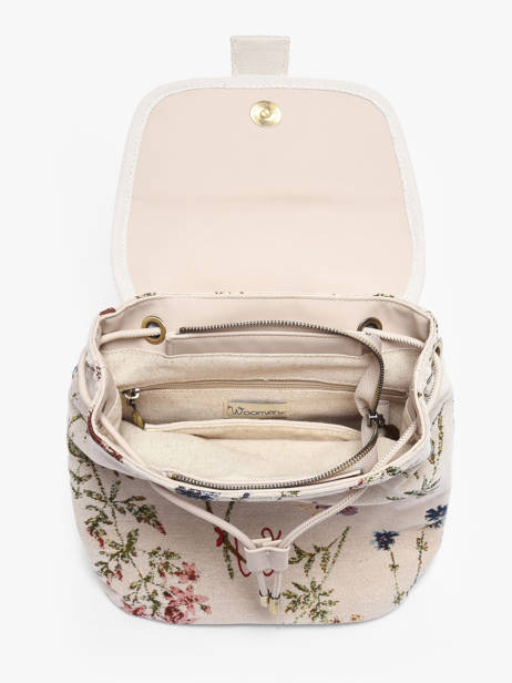 Crossbody Bag Woomen Beige alocasia WALO03 other view 3