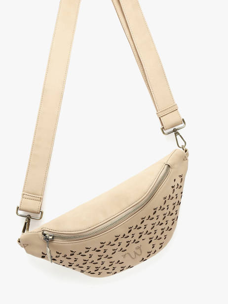 Belt Bag Woomen Beige zamia WZAM04 other view 2