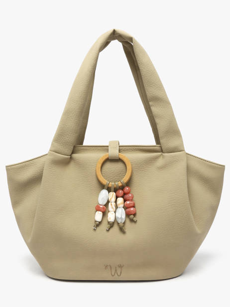 Coin Purse Woomen Green camomille pearl WCAE07