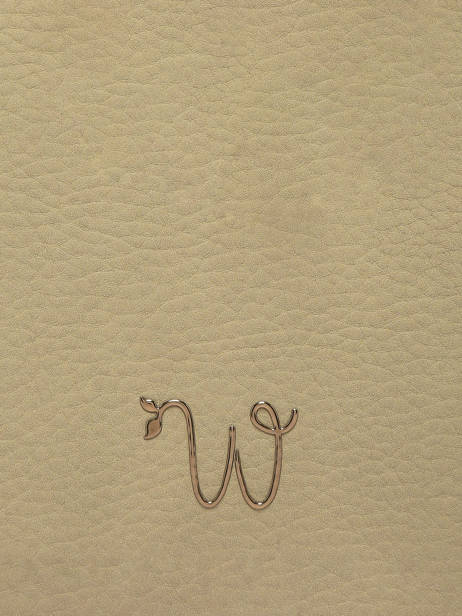 Camomille Pearl Compact Wallet Woomen Green camomille pearl WCAE95 other view 4